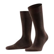 Falke Daily Sock Crew Sensitive London NEW (pressure-free comfort waistband) dark brown Men - 1 Pair