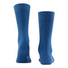 Falke Day Sock Crew Sensitive London NEW (pressure-free comfort waistband) royal blue Men - 1 Pair