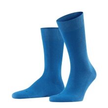 Falke Day Sock Crew Sensitive London NEW (pressure-free comfort waistband) sapphire blue Men - 1 Pair