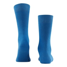 Falke Day Sock Crew Sensitive London NEW (pressure-free comfort waistband) sapphire blue Men - 1 Pair