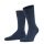 Falke Day Sock Crew Sensitive London NEW (pressure-free comfort waistband) navy blue Men - 1 Pair