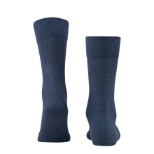 Falke Day Sock Crew Sensitive London NEW (pressure-free comfort waistband) navy blue Men - 1 Pair