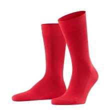 Falke Day Sock Crew Sensitive London NEW (pressure-free comfort waistband) red Men - 1 Pair