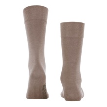 Falke Day Sock Crew Sensitive Intercontinental New (pressure-free comfort waistband) light brown Men - 1 Pair