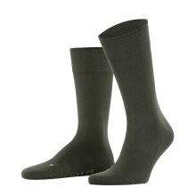 Falke Day Sock Crew Sensitive Intercontinental New (pressure-free comfort waistband) dark green Men - 1 Pair