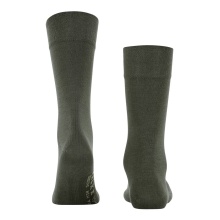 Falke Day Sock Crew Sensitive Intercontinental New (pressure-free comfort waistband) dark green Men - 1 Pair