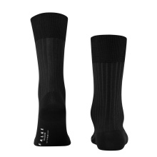 Falke Day Sock Crew Shadow (Business Sock made from mercerised cotton) dark grey/white Men's - 1 Pair