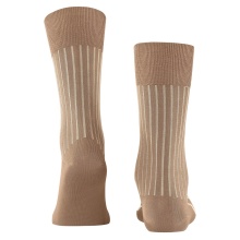 Falke Day Sock Crew Shadow (Business Sock made from mercerised cotton) camel brown Men's - 1 Pair