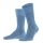 Falke Day Sock Crew Shadow (Business Sock made from mercerised cotton) light blue Men's - 1 Pair