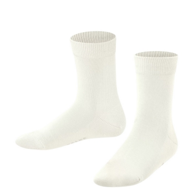 Falke Day Sock Family (sustainable cotton comfort) cream white Children - 1 Pair