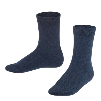 Falke Daily Sock Family (sustainable cotton comfort) navy blue Kids - 1 Pair