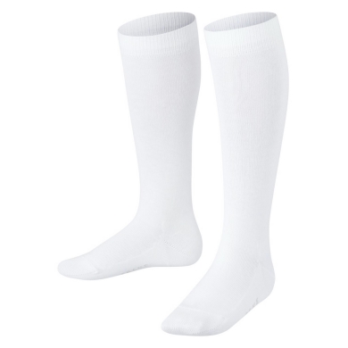 Falke Family Day Socks Knee-High Socks (highest wearing comfort, sustainable) white Children - 1 Pair