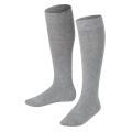 Falke Family Knee-High Socks (highest wearing comfort, sustainable) light grey Children - 1 Pair