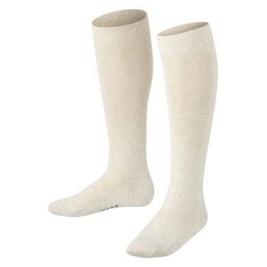 Falke Daily Sock Family Knee-High Socks (highest wearing comfort, sustainable) sand brown Kids - 1 Pair