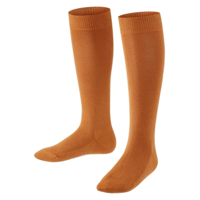 Falke Daily Sock Family Knee Socks (highest wearing comfort, sustainable) orange Children - 1 Pair