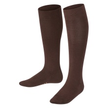 Falke Family Knee Socks (highest wearing comfort, sustainable) brown Kids - 1 Pair