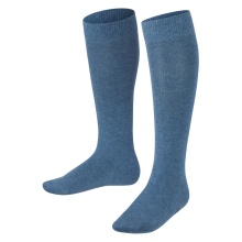 Falke Family Knee-High Socks (highest wearing comfort, sustainable) denim blue Children - 1 Pair