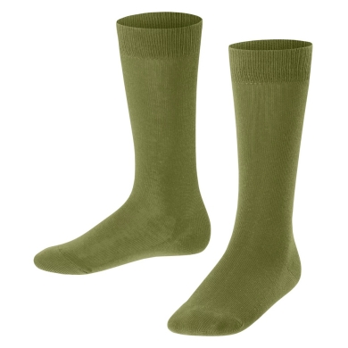 Falke Family Knee-High Socks (highest wearing comfort, sustainable) green Kids - 1 Pair