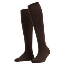 Falke Knee Socks Family (highest wearing comfort, sustainable) brown Women - 1 Pair