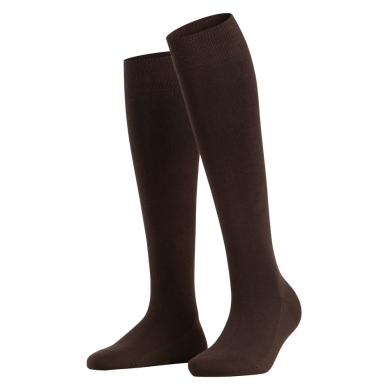 Falke Knee Socks Family (highest wearing comfort, sustainable) brown Women - 1 Pair