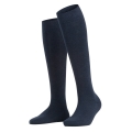 Falke Knee Socks Family (highest wearing comfort, sustainable) navy blue Women - 1 Pair