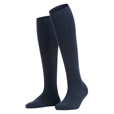 Falke Knee Socks Family (highest wearing comfort, sustainable) navy blue Women - 1 Pair