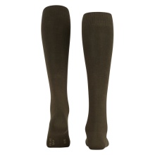 Falke Knee Socks Family (highest wearing comfort, sustainable) grey-brown Women - 1 Pair