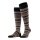 Falke Knee Socks Microblock (Cotton) grey/multicoloured Men - 1 Pair