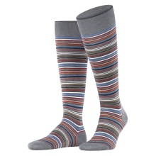 Falke Day Sock Knee Microblock grey/multicoloured Men - 1 Pair