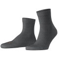 Falke Daily Sock Run Rib (sustainable cotton) Short Socks dark grey - 1 Pair