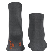 Falke Daily Sock Run Rib (sustainable cotton) Short Socks dark grey - 1 Pair