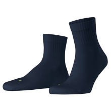 Falke Daily Sock Run Rib (sustainable cotton) Short Socks navy blue - 1 Pair