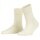 Falke Day Sock Striggings Rib (Ribbed Structure) Cream White Women - 1 Pair