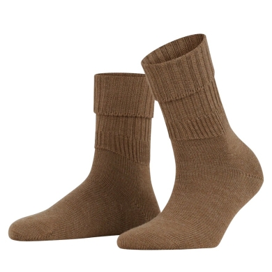 Falke Day Sock Striggings Rib (Ribbed Structure) Light Brown Women - 1 Pair