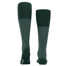 Falke Daily Sock Uptown Tie Knee Socks (Business Knee-High Socks, made of cotton) hunter green Men - 1 Pair