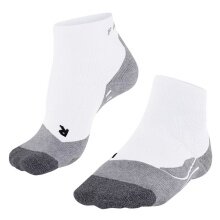 Falke Tennis Sock PL2 Short (moisture-wicking, optimal fit) white/grey ladies - 1 pair