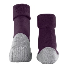 Falke Slippers Cosyshoe (soft Merino wool) plum violet Women