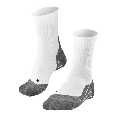 Falke Tennis Sock TE4 (moisture-wicking, light cushioning) white/gray Men - 1 Pair