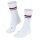 Falke Tennis Sock TE4 Classic (with stabilization function, light cushioning) white/red Women - 1 Pair