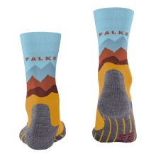 Falke Trekkingsocke Crew TK2 Explore (Merino Wool Blend) orange/multicoloured Women - 1 Pair