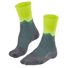 Falke Trekking Sock Crew TK2 Explore (Merino Wool Mix) steel gray/green Men - 1 Pair