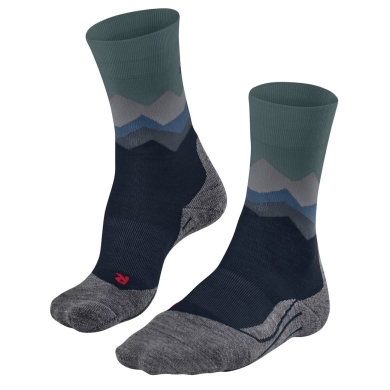 Falke Trekking Sock Crew TK2 Explore (Merino Wool Blend) Navy Blue Men - 1 Pair