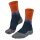 Falke Trekking Sock Crew TK2 Explore (Merino Wool Mix) Navy Blue/Orange Men - 1 Pair