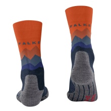 Falke Trekking Sock Crew TK2 Explore (Merino Wool Mix) Navy Blue/Orange Men - 1 Pair