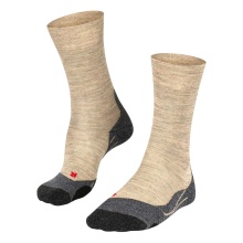 Falke Trekking Sock Crew TK2 Explore Melange (medium cushioning) sand brown Men - 1 Pair