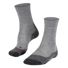 Falke Trekking Sock Crew TK2 Explore Melange (medium cushioning) grey Women - 1 Pair