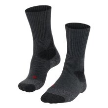 Falke Trekking Sock Crew TKX Expedition (Merino Wool Mix) Asphalt Grey Women - 1 Pair