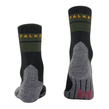 Falke Trekkingsocke Crew TK Stabilizing (Merino Wool Blend) black/dark green Men - 1 Pair