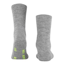 Falke Trekking Sock Crew Walkie Light (climate-regulating Merino wool) grey Women/Men - 1 Pair