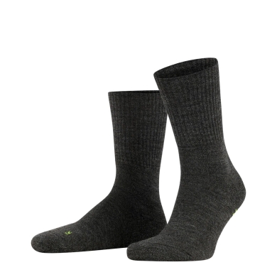 Falke Trekking Sock Crew Walkie Light (climate-regulating Merino wool) dark grey Women/Men - 1 Pair